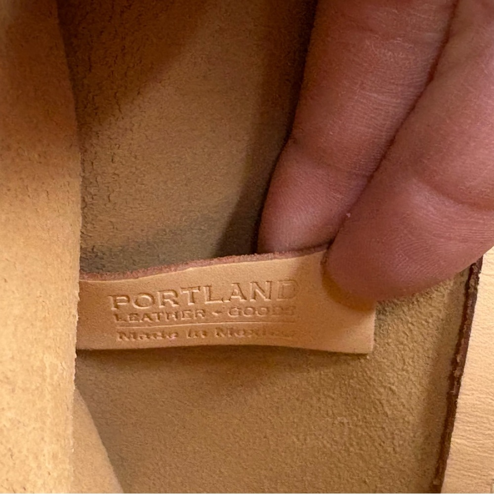 Portland Leather Goods Lola Crossbody Tote Mamey Zipper - Picture 12 of 12
